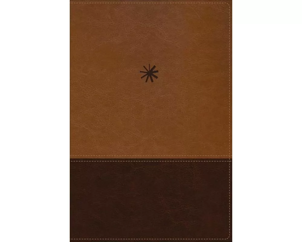 NBLA, Biblia Cronológica de Estudio, Interior a cuatro colores, Leathersoft, dos tonos café, Comfort Print