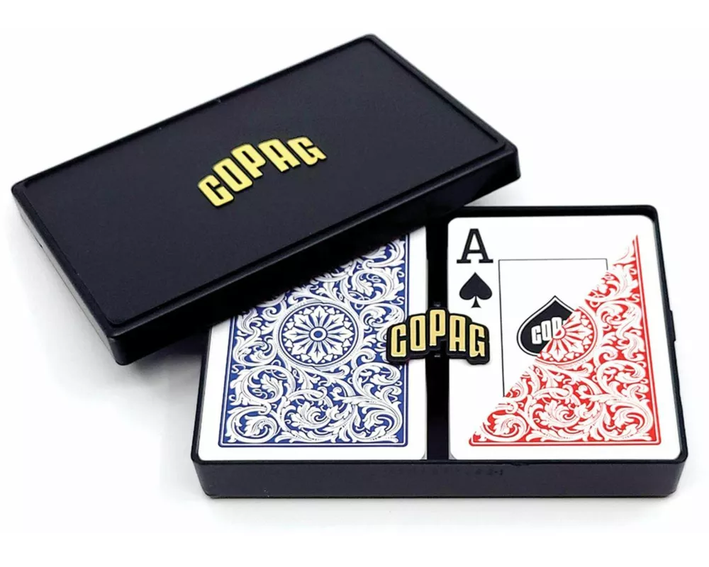 COPAG Elite - Jumbo Face - 2 index - Blue/Red Double-Deck