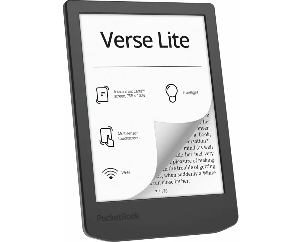 PocketBook Verse Lite - Midnight Grey