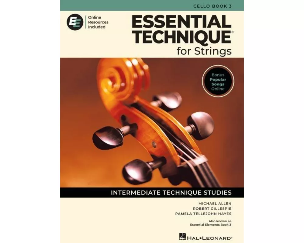 Essential Technique for Strings - Cello Book 3 with Online Resources