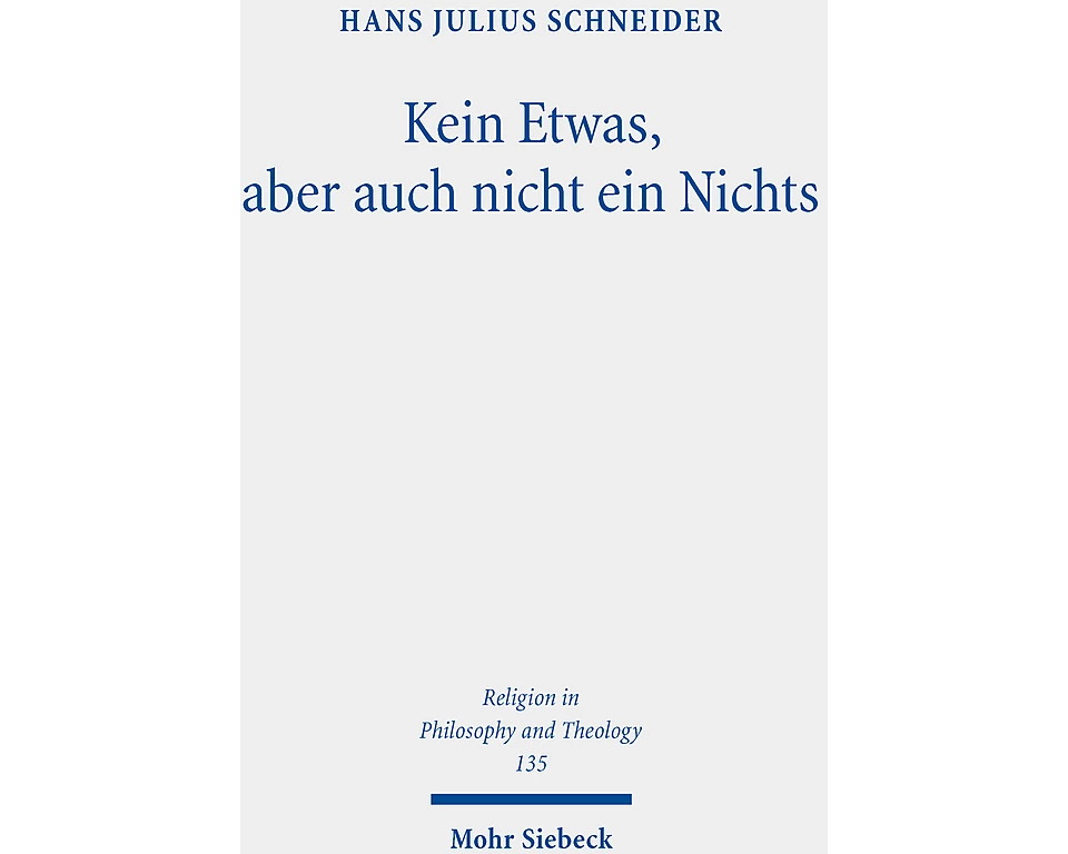 Kein Etwas, aber auch nicht ein Nichts