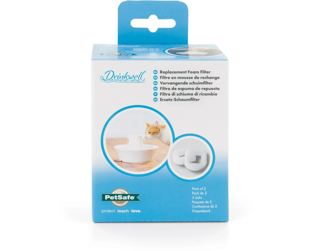 PetSafe Drinkwell Ersatz-Schaumfilter 2-er Pack