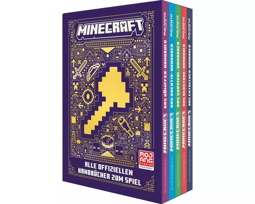 Minecraft Alle offiziellen Handbücher zum Spiel