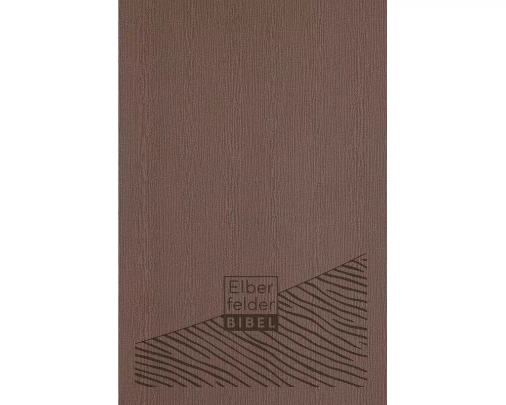 Elberfelder Bibel - Standardausgabe, Kunstleder braun