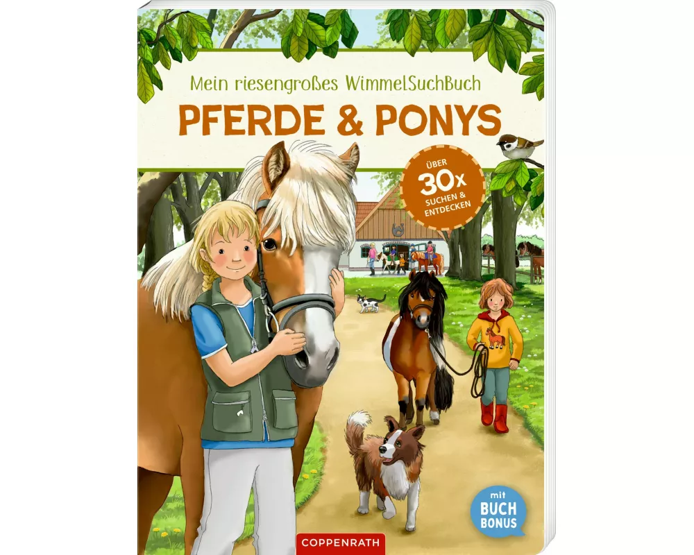 Mein riesengroßes WimmelSuchBuch: Pferde & Ponys