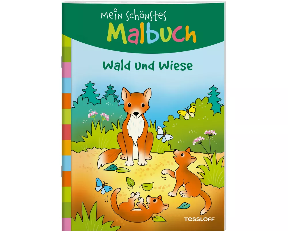 Mein schönstes Malbuch. Wald und Wiese