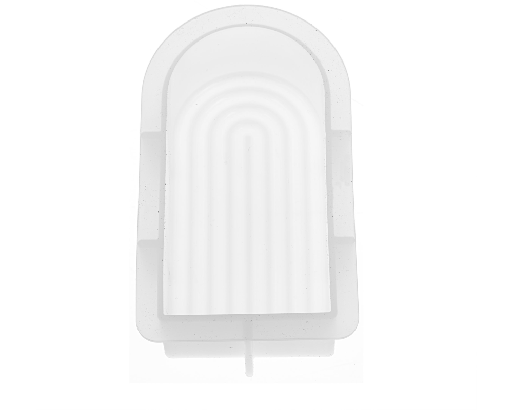 Glorex Kerzengiessform Bogen klein Weiss