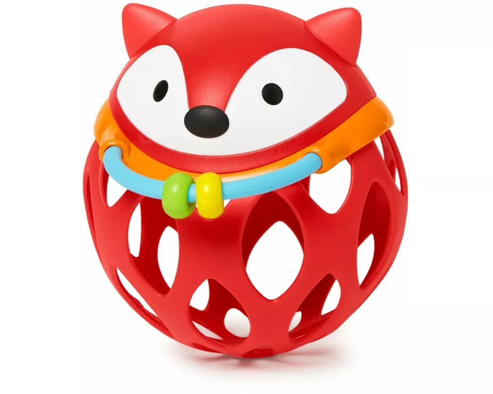 Skip Hop - Rasselball Fuchs mit Beißring, rot