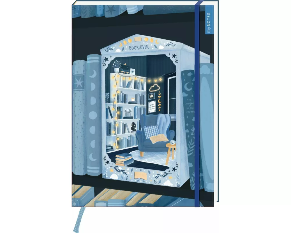 myNOTES Papeterie: Notizbuch A4 Book Nook