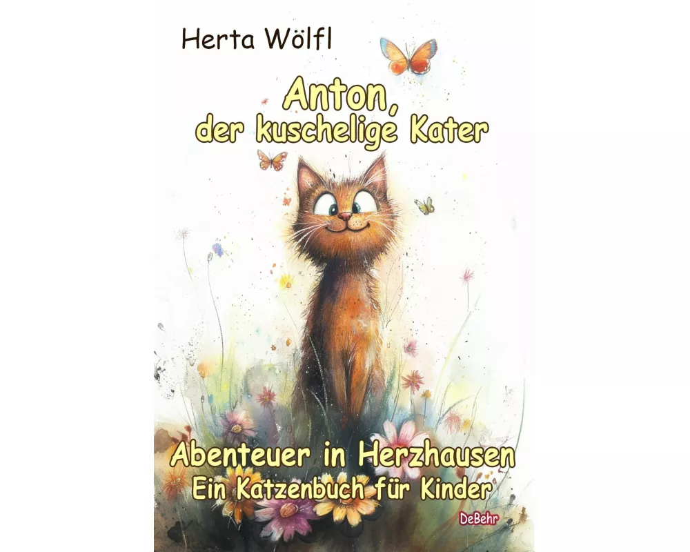 Anton, der kuschelige Kater - Abenteuer in Herzhausen - Ein Katzenbuch für Kinder