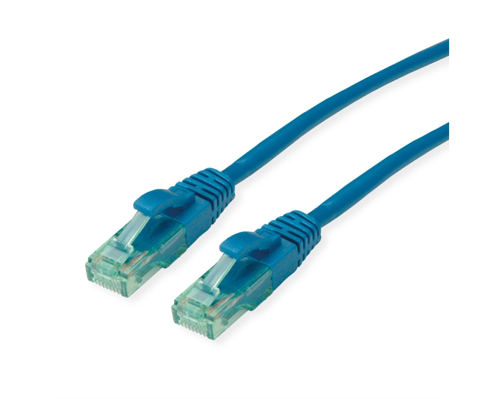 ROLINE RM Patchkabel Cat.6A UTP, blau, 3 m