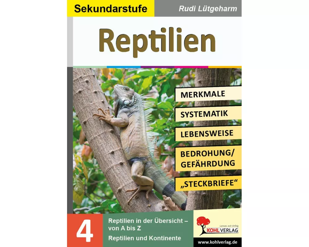 Reptilien - Merkmale, Lebensraum, Systematik