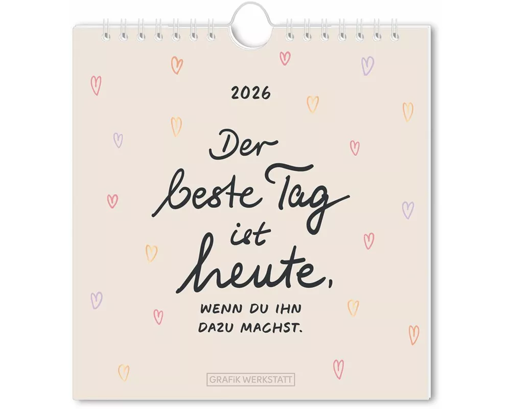 Postkartenkalender 2026 Der beste Tag
