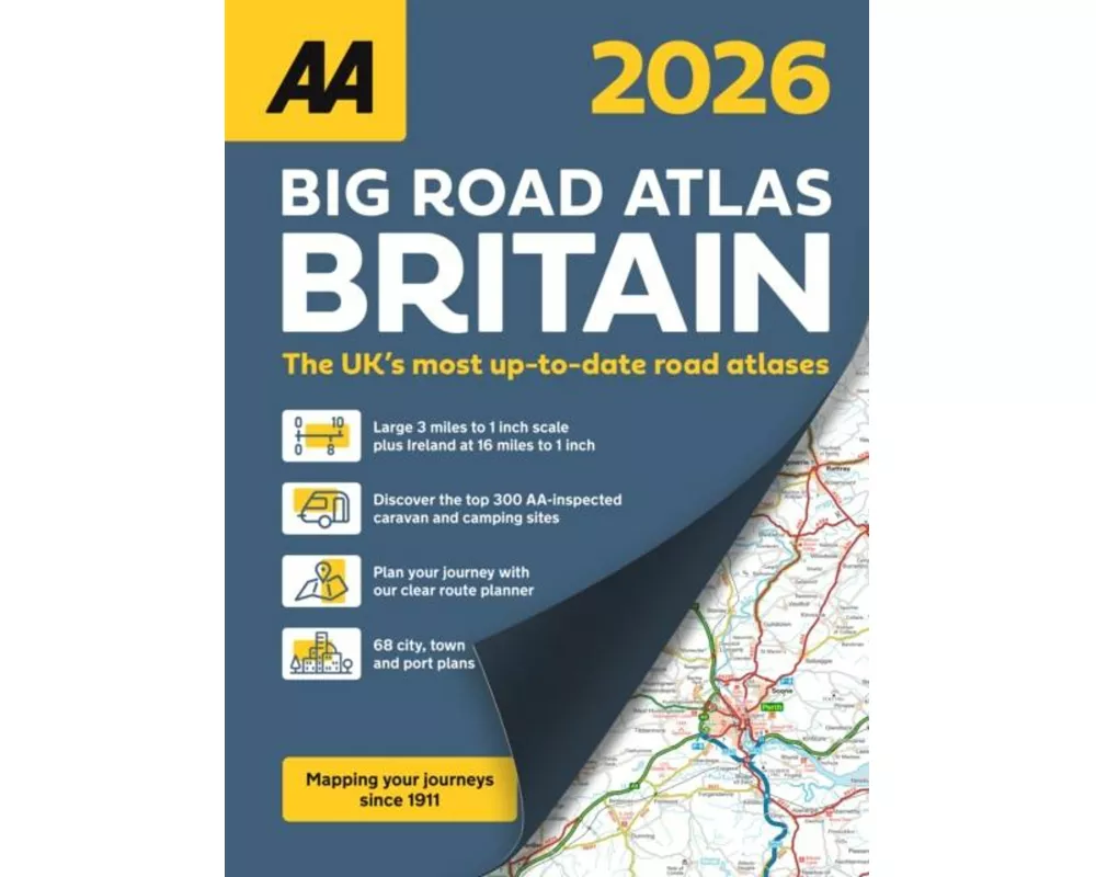 AA Big Road Atlas Britain 2026