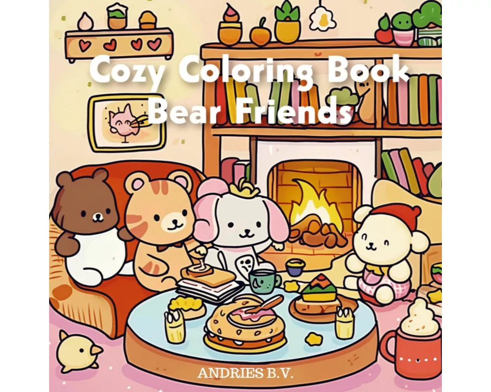 Cozy Coloring Book - Bear Friends
