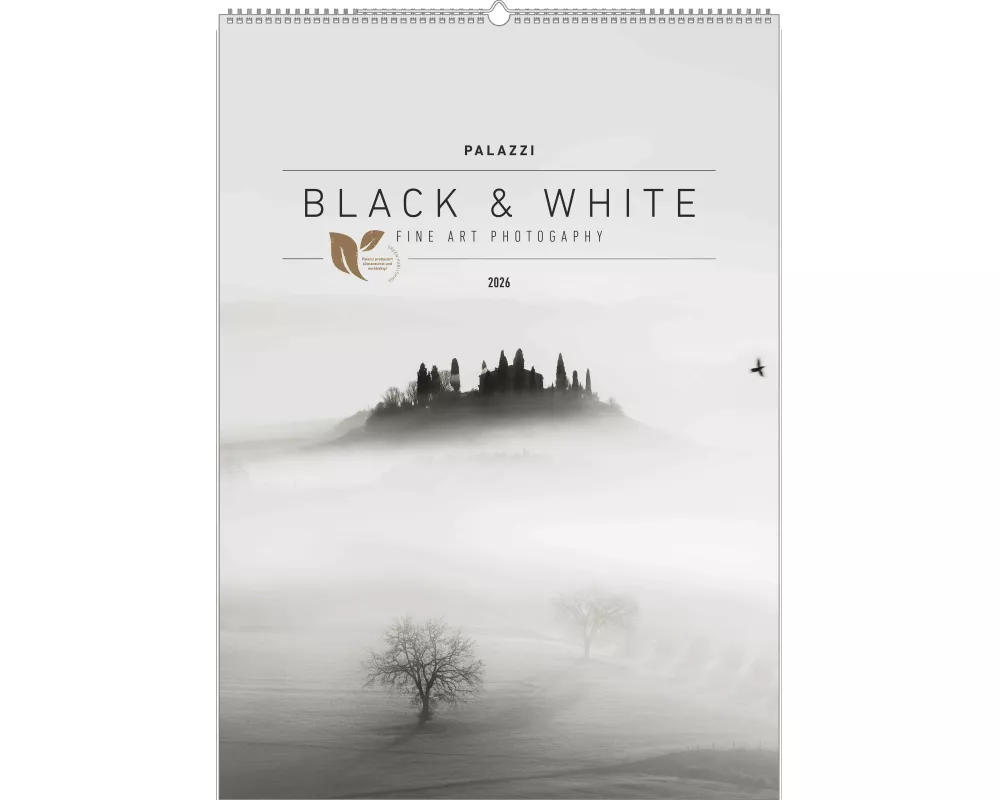Palazzi - Black & White | Fine ART PHOTOGRAPHY – Wandkalender 50×70 cm mit 12 Schwarz-Weiß-Fotografien, Kunst-Poster-Kalender im Hochformat