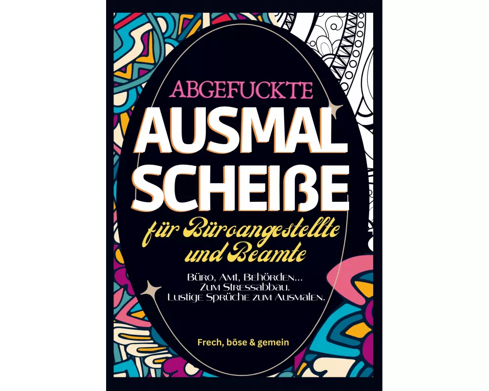 Fluch Malbuch Büro A4