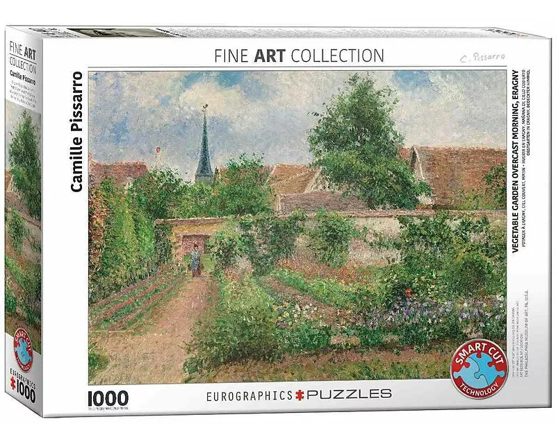 Vegetable Garden Overcast by Pissaro