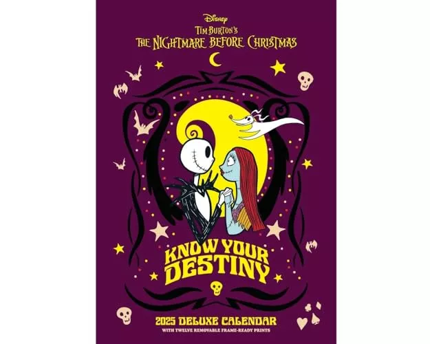 The Nightmare Before Christmas A3 Deluxe Calendar 2025