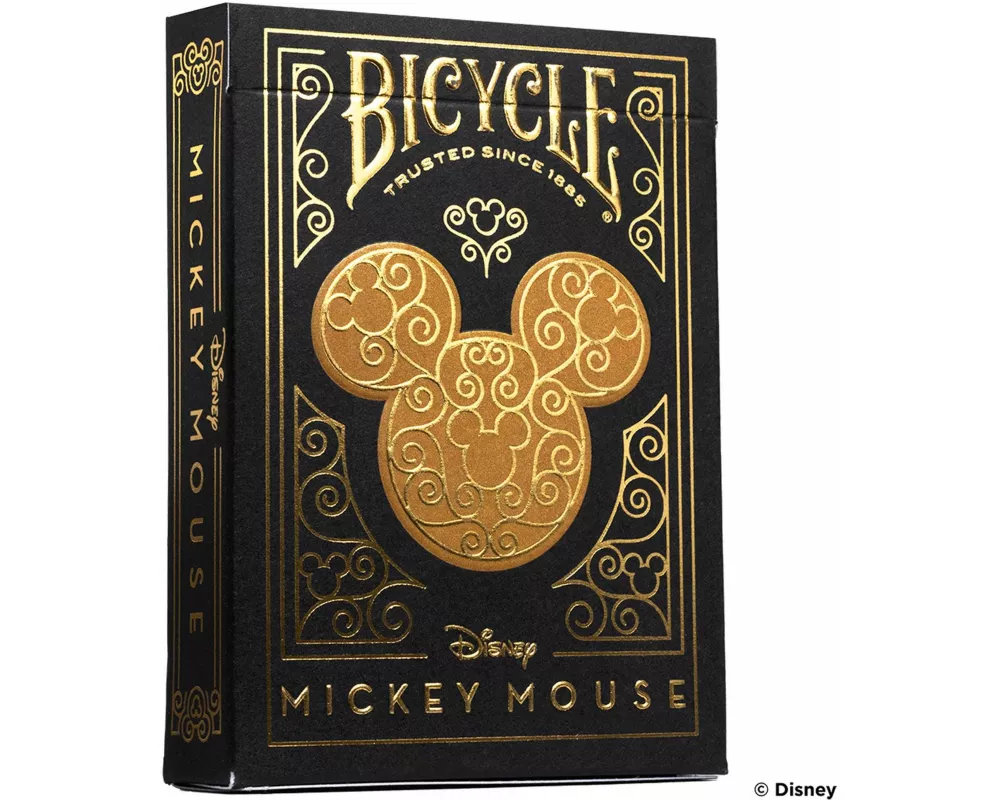 Bicycle Disney - Black & Gold Mickey