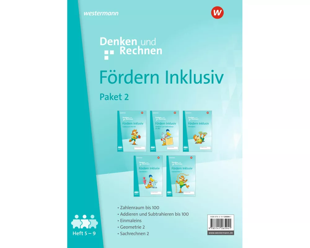 Fördern Inklusiv. Hefte 5-9 im Paket Denken und Rechnen Ausgabe 2024