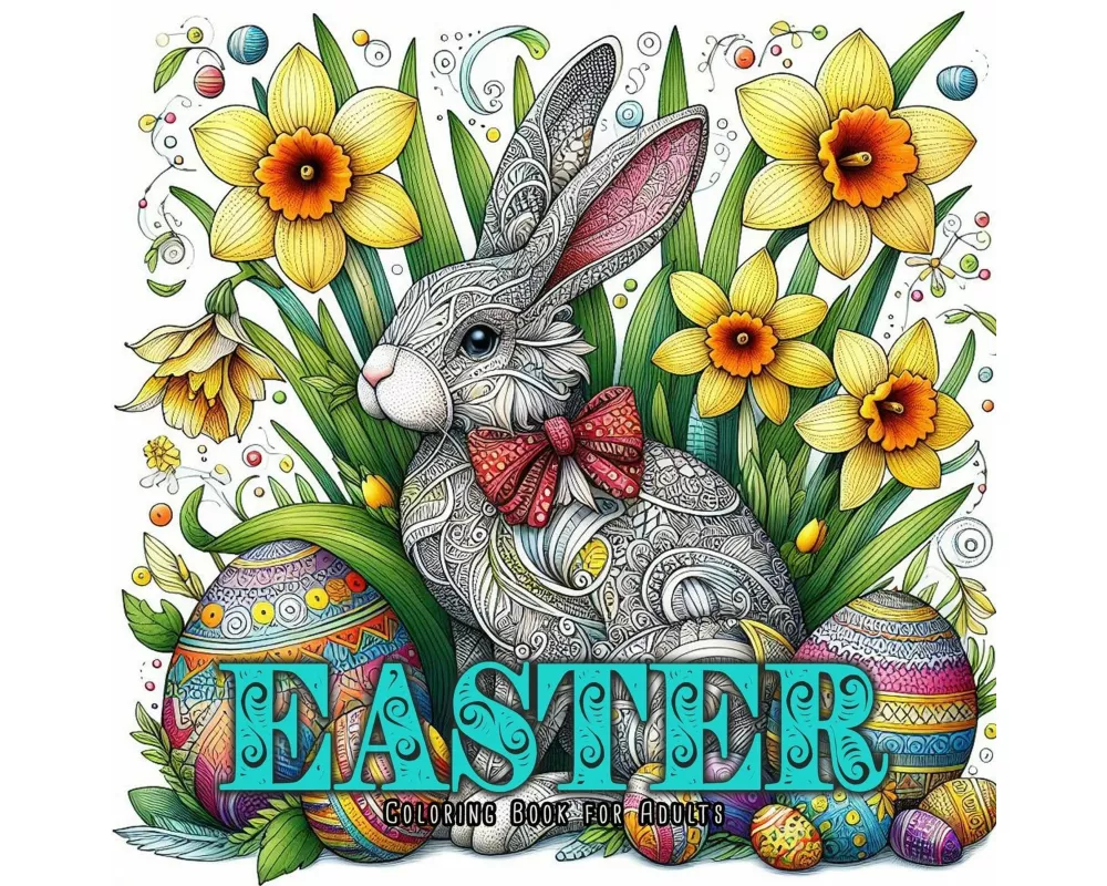 Easter Coloring Book for Adults