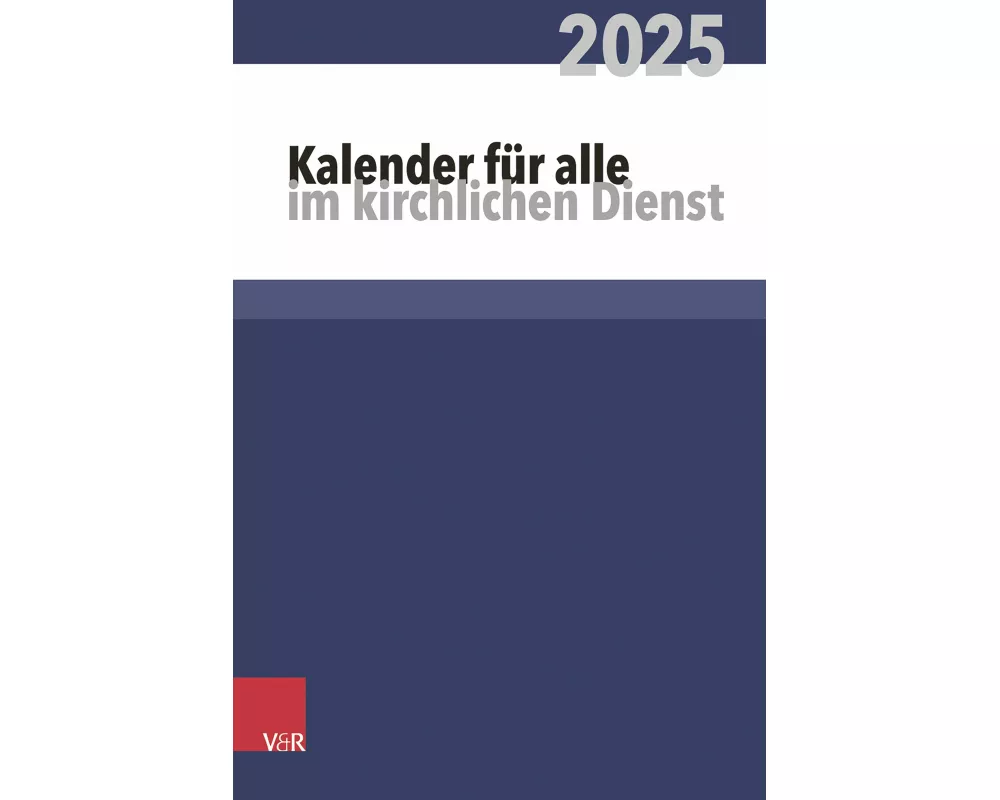Kalender für alle im kirchlichen Dienst