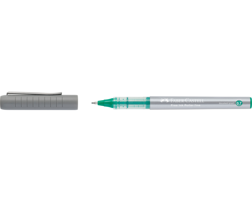 FABER-CASTELL Tintenroller Free Ink 0.7mm 348163 grün