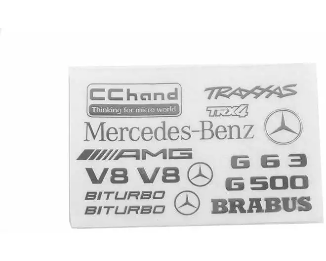 RC4WD Aufkleber Steel Logo TRX-4 Mercedes Benz G-500