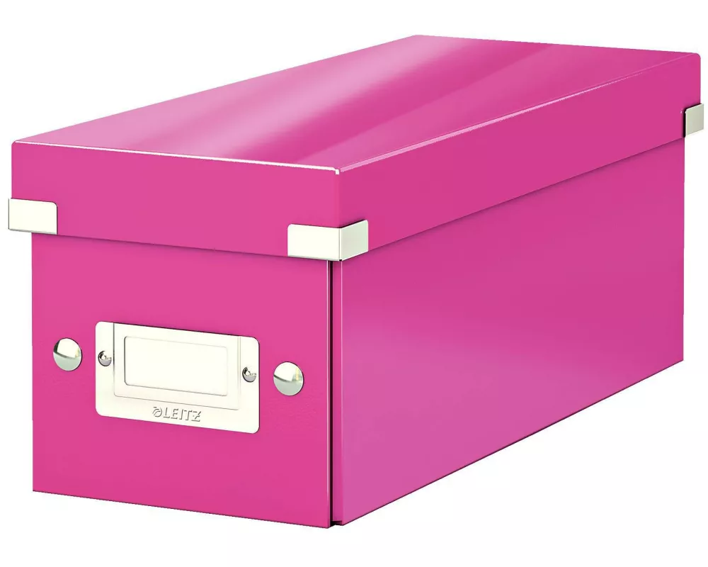 Leitz Aufbewahrungsbox 30 CD-Hüllen, Pink
