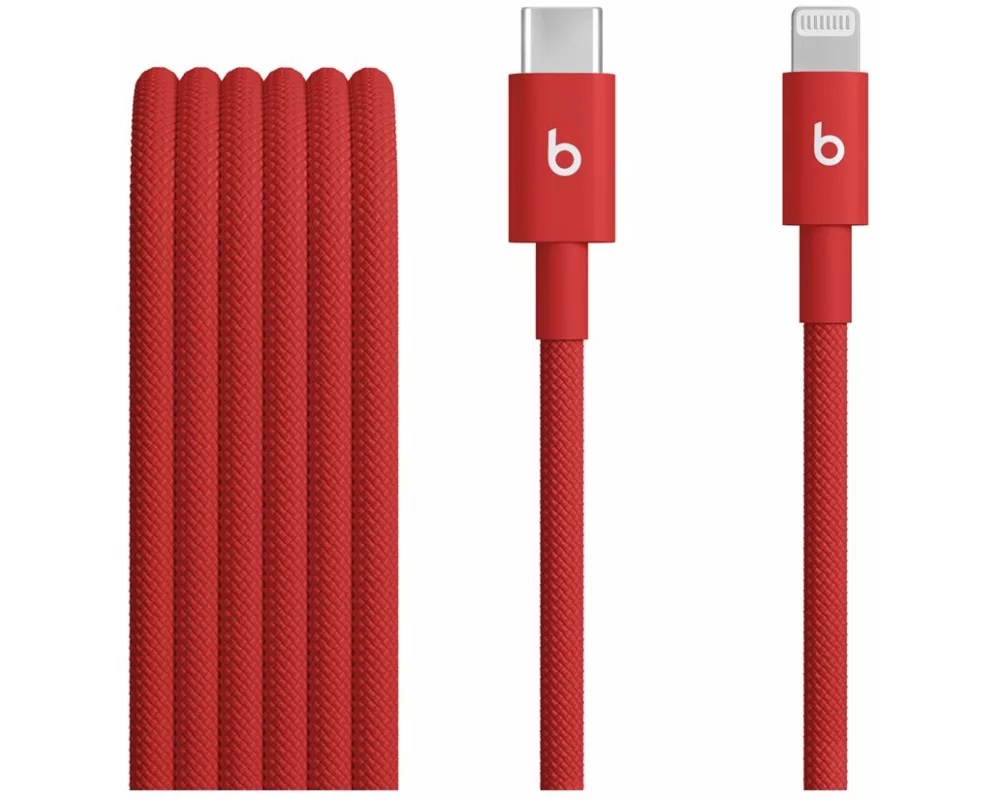 Apple Beats USB-C to Lightning Woven Cable 1.5m - Rapid Red