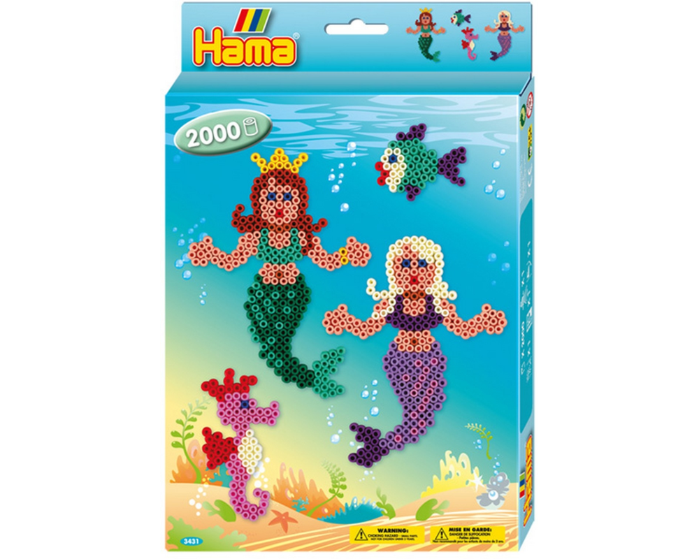 HAMA Bügelperlen Set Midi G1013431-0 Meerjungfrau