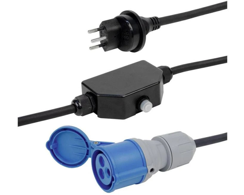 STEFFEN Verlängerungskabel GdV 3 x 1.5 mm2 T13-CEE16/3 2 m IP44