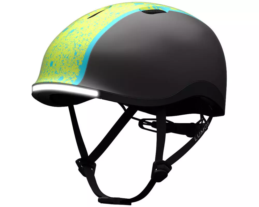 LUMOS Helm Nyxel Youth Schwarz/Grün, S