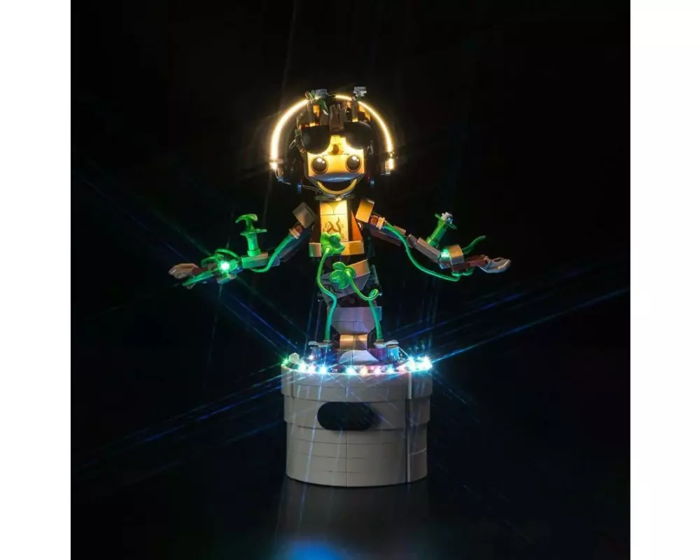 BrickBling LED-Licht-Set für LEGO Tanzender Groot (76297)