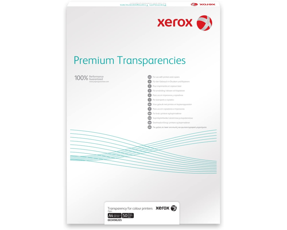 XEROX Universalfolie A4 3R98202 100 my 100 Blatt