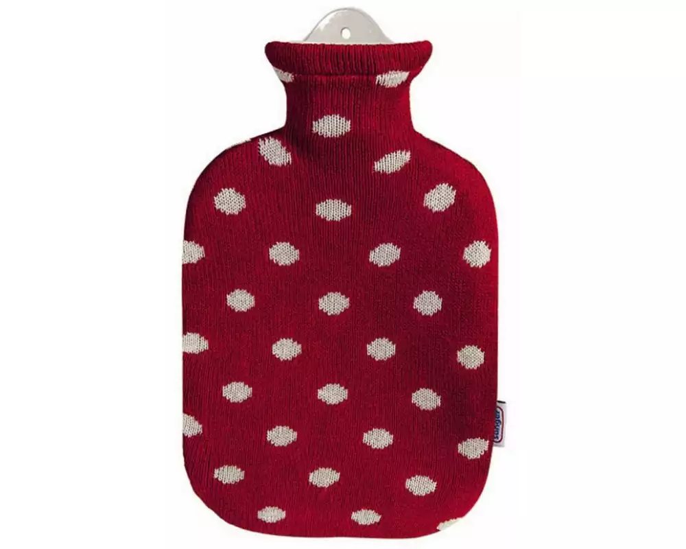 Sänger 2 L Strickbezug rot aus Baumwolle Rot