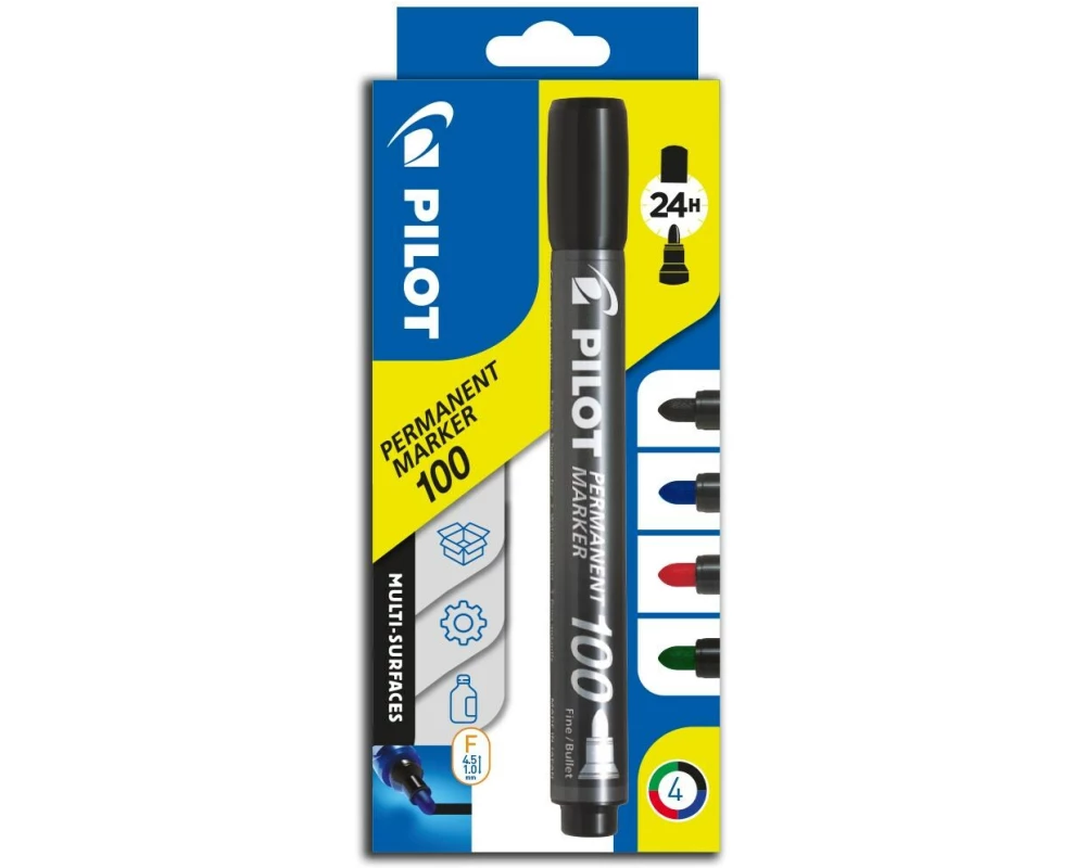 Pilot Permanent-Marker 100 4 Stück