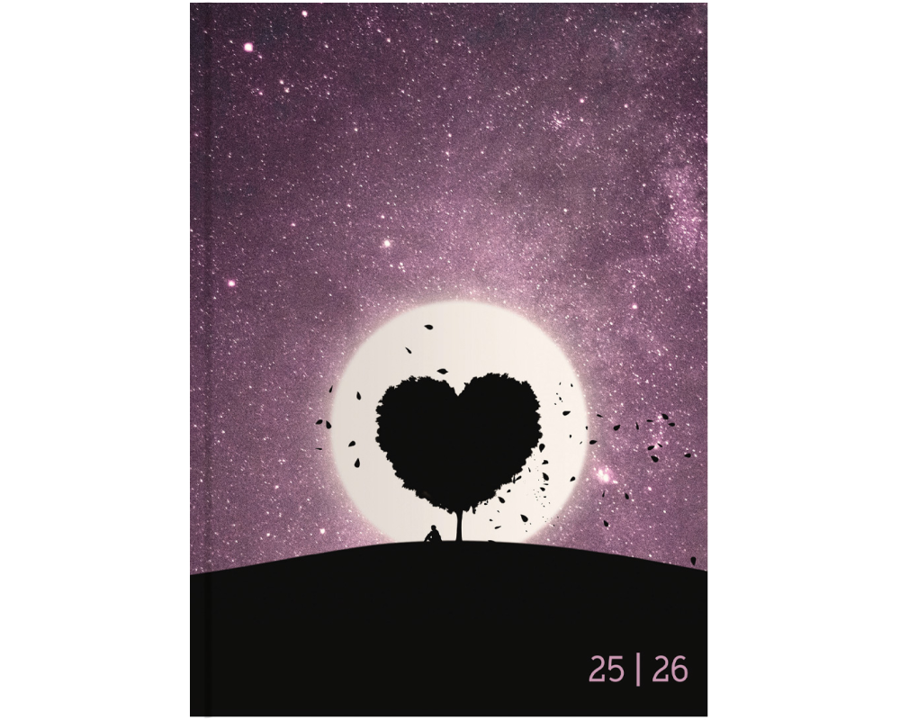 BIELLA Schüleragenda Love 25/26 806544880026U 1T/1S 12x16.5cm