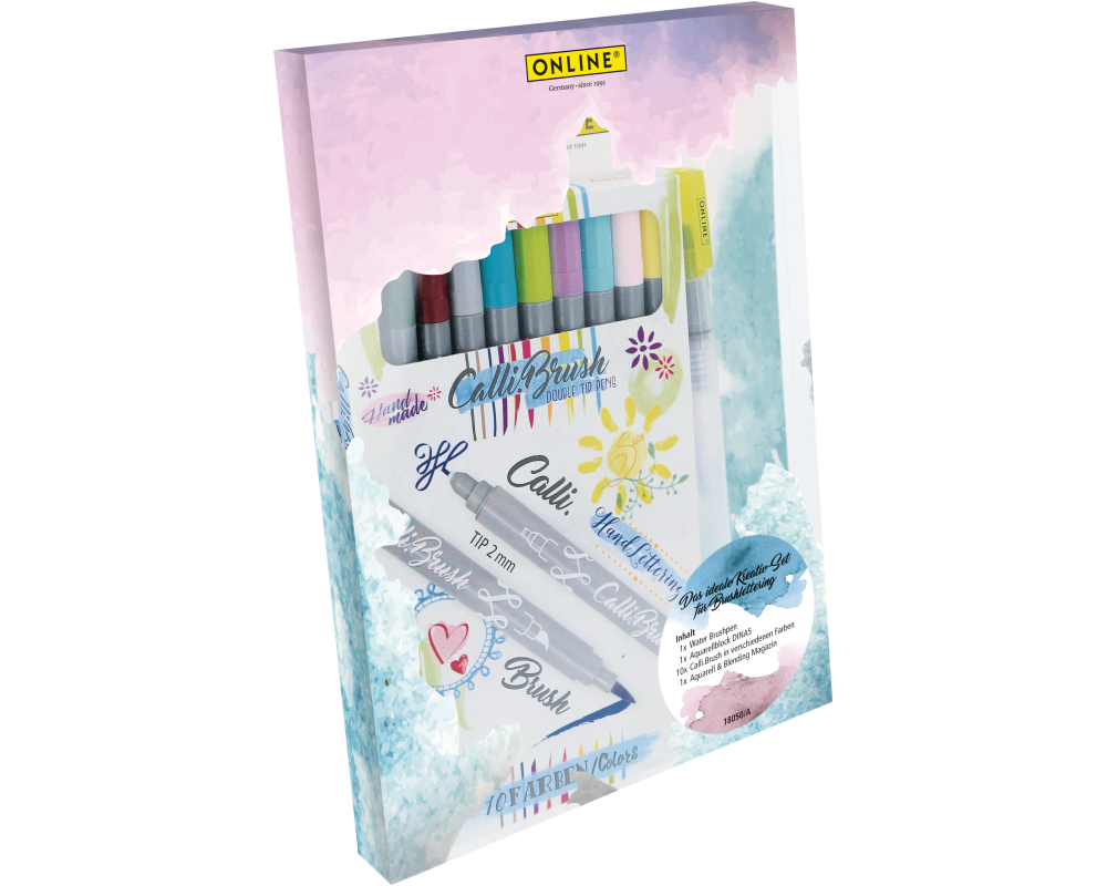 ONLINE Aquarell & Blending Set 18050 13-teilig