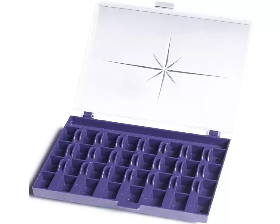 Prym Spulendose für 32 Nähmaschinenspulen