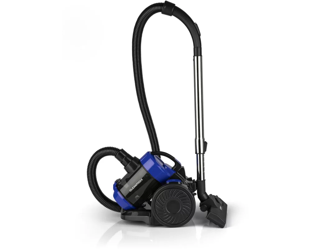 CLEANmaxx Zyklon Staubsauger 800 W, Blau/Schwarz