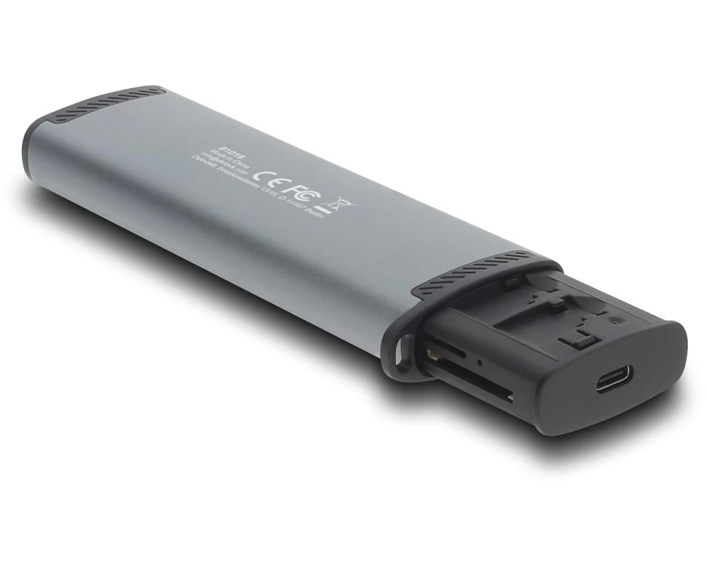 Delock Card Reader Extern USB-C 5 Gbps für SD und Micro SD