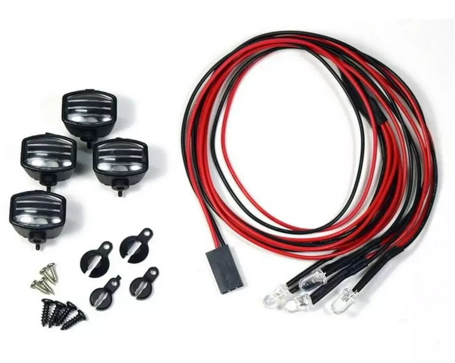 Absima 1:10 LED Rally-Scheinwerferset eckig (4)