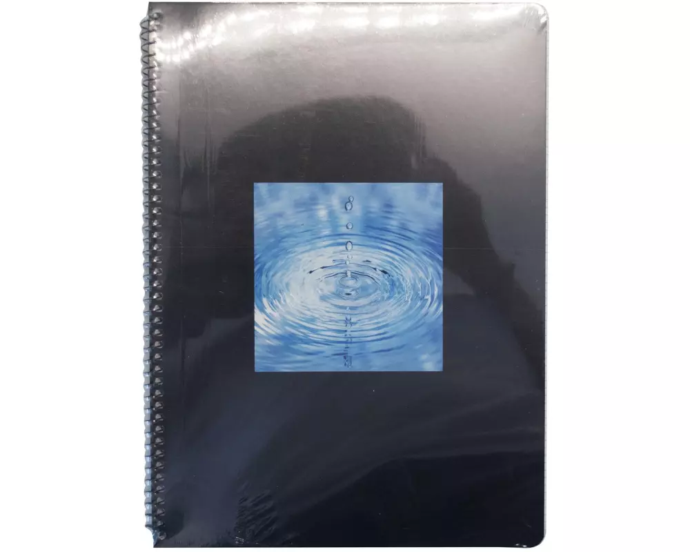 Office Spiralblock A4 50 Blatt, Kariert, Schwarz