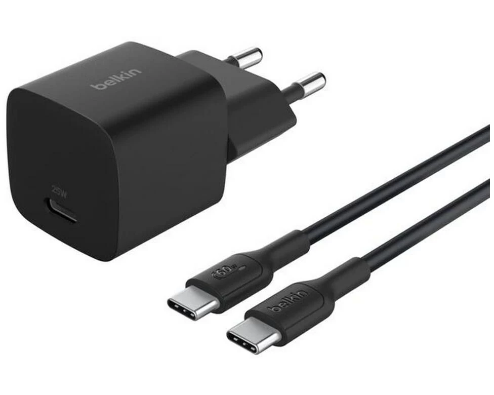 Belkin Wireless Charger BoostCharge mit USB C Kabel Schwarz