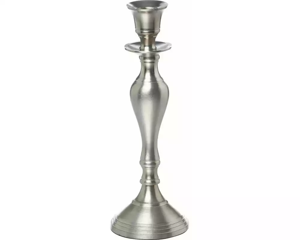balthasar Kerzenständer Silber, 8 x 24 cm