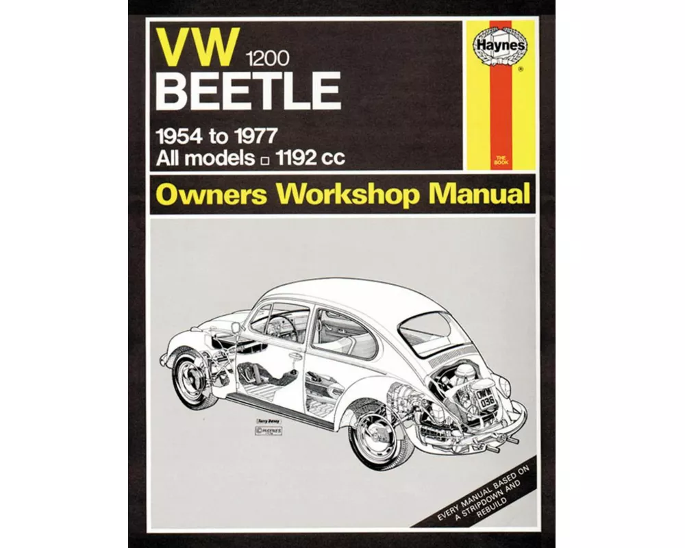 VW Beetle 1200 (54 - 77) Haynes Repair Manual