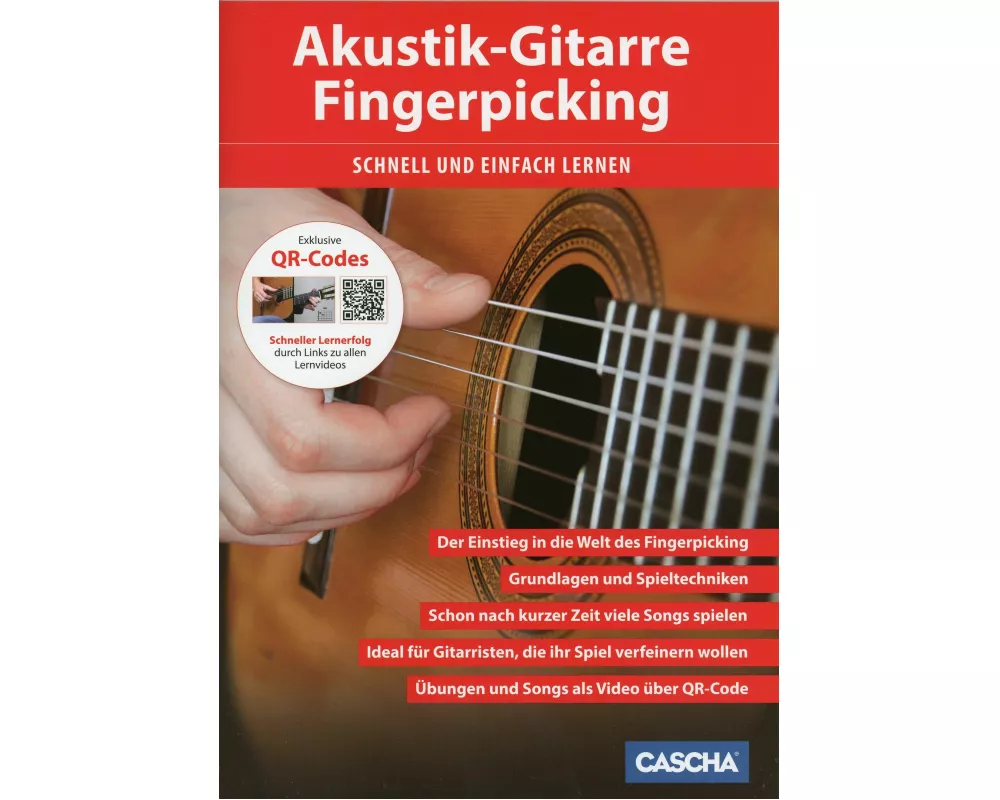 Akustik-Gitarre Fingerpicking - Schnell und einfach lernen