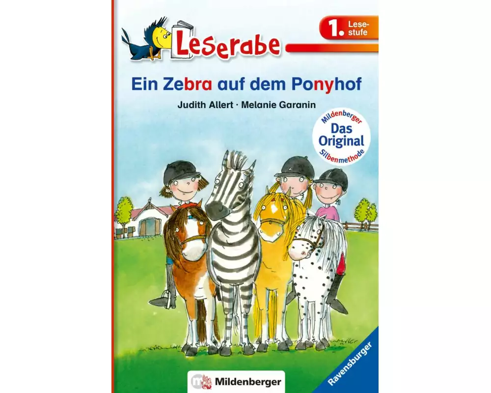 Leserabe mit Mildenberger Silbenmethode - Ein Zebra auf dem Ponyhof